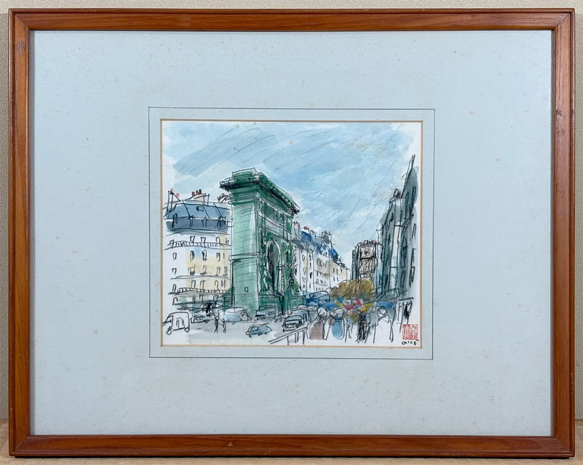 大国 章夫 【サンドニ門｜額】 絵画・額装 - Ooguni Akio, Japanese framed painting