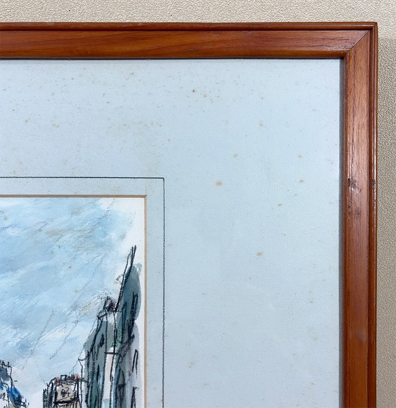 大国 章夫 【サンドニ門｜額】 絵画・額装 詳細写真