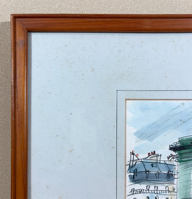 大国 章夫 【サンドニ門｜額】 絵画・額装 詳細写真