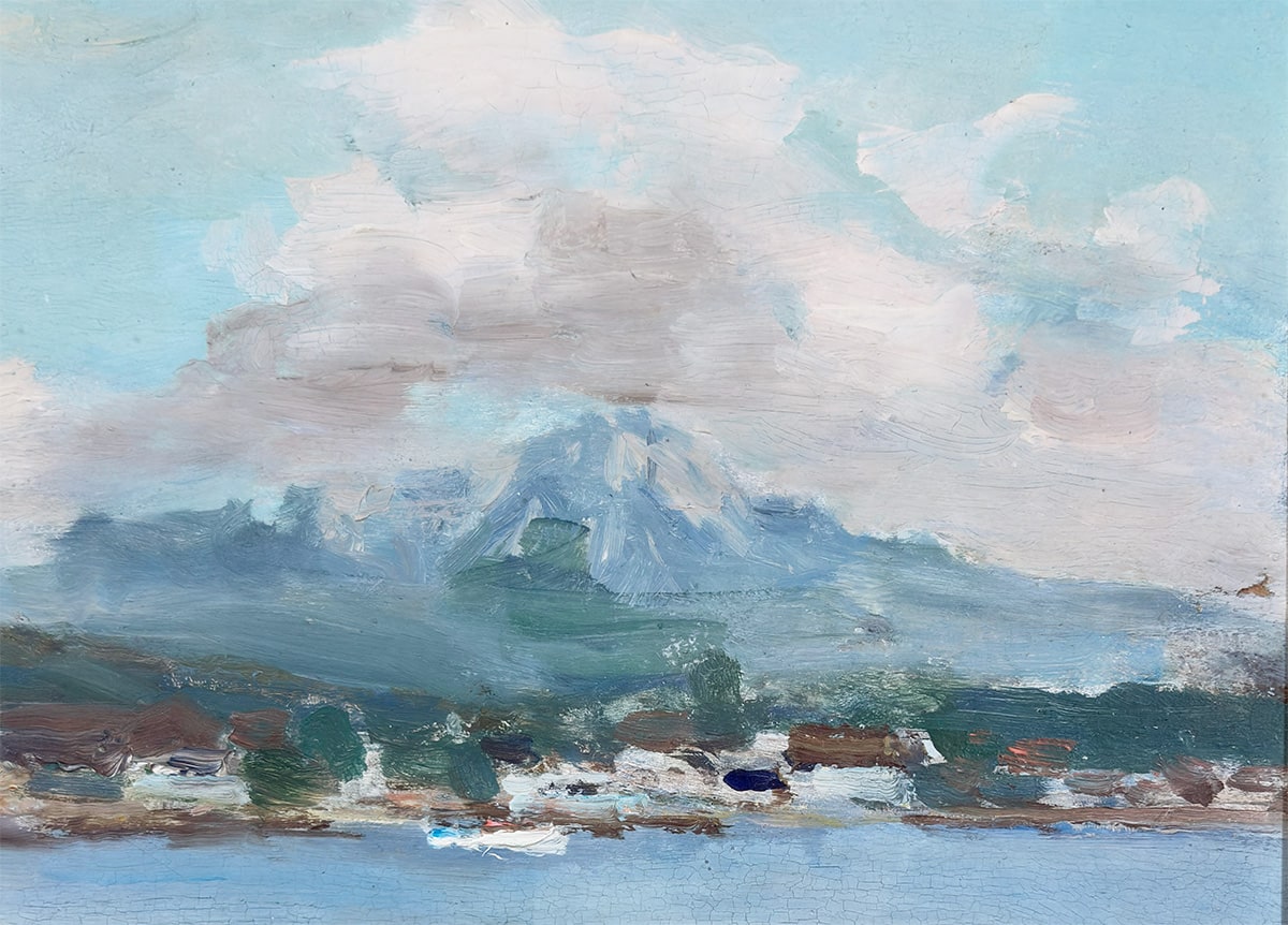 三谷 長博 【風景｜額（油彩・F4号）】 絵画・額装 詳細写真