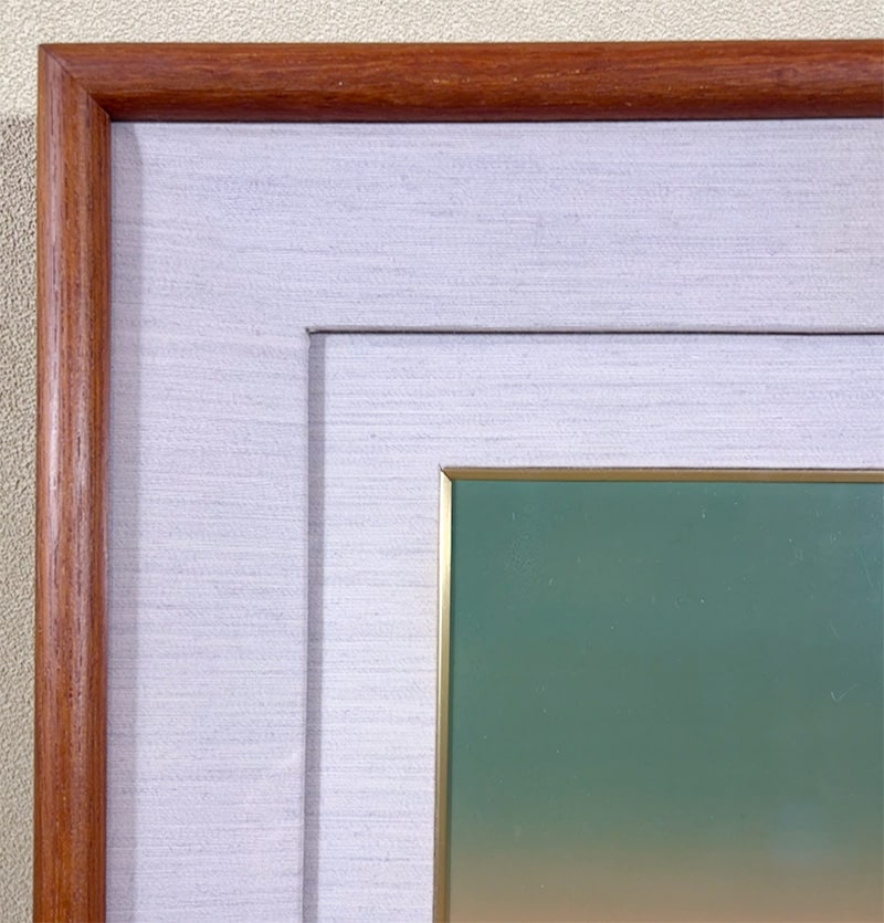 高橋 啓三 【黎明（築地松）｜額（漆彩画・M8号）】 絵画・額装 詳細写真