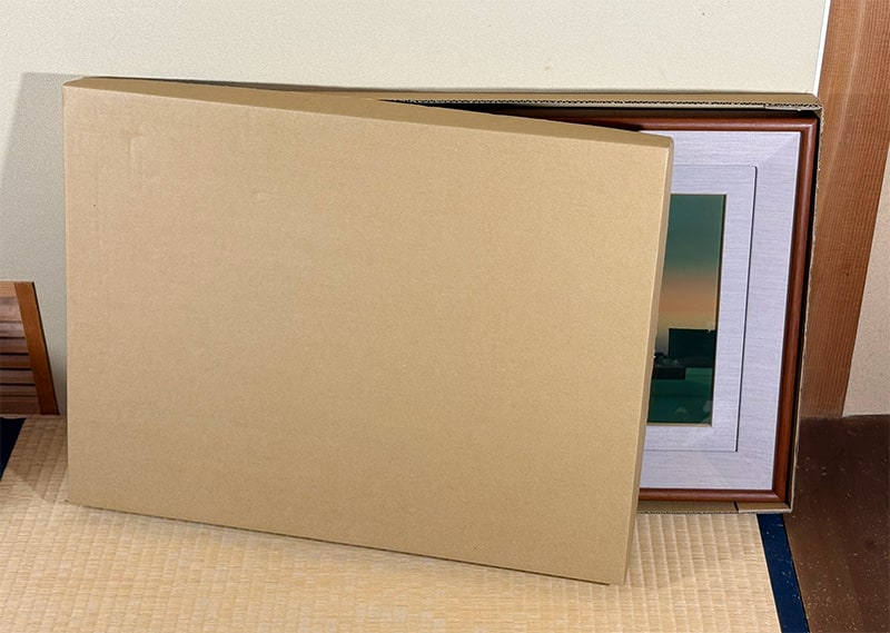 高橋 啓三 【黎明（築地松）｜額（漆彩画・M8号）】 絵画・額装 詳細写真