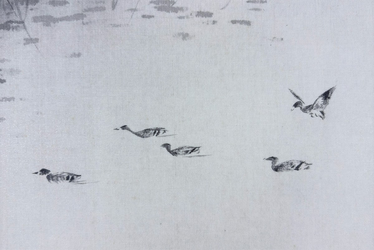 豊本 景秀 【晩秋】 掛軸 詳細写真