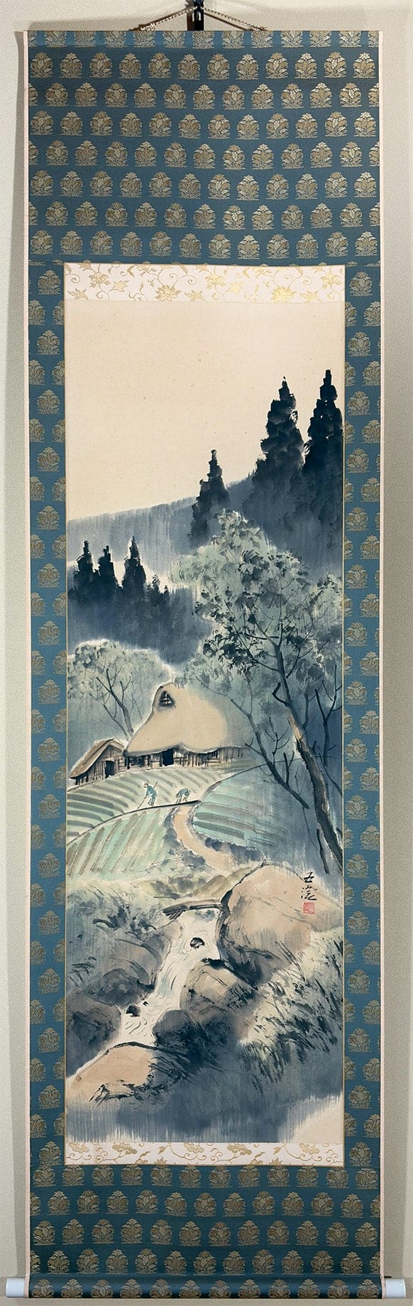 小林 五浪 【山里】 掛軸 - Kobayashi Gorou, Japanese hanging scroll (kakejiku)