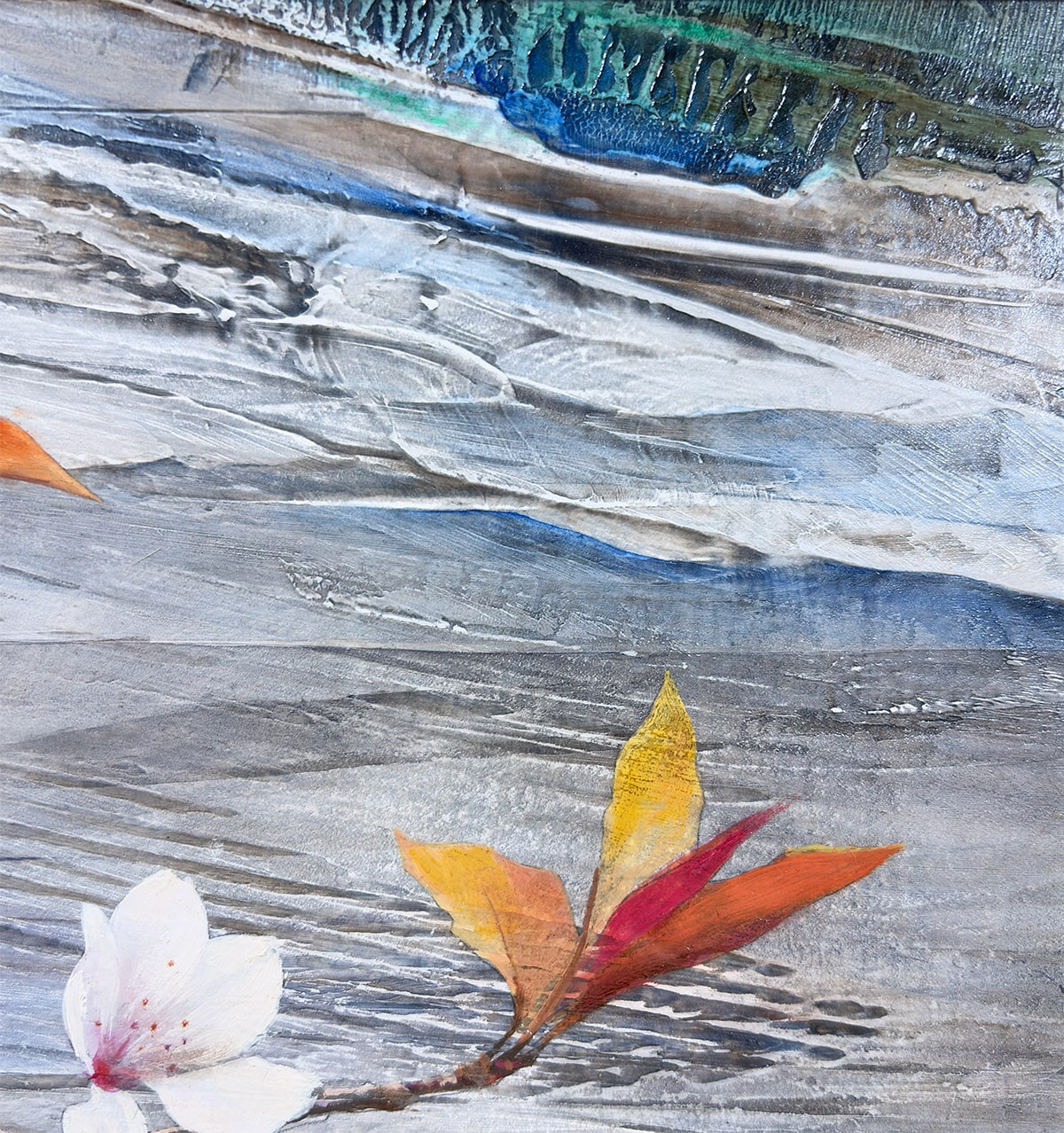 山本 順子 【山桜｜額（油彩・F4号）】 絵画・額装 詳細写真