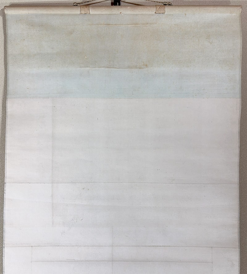 吉村 鳳柳 【麋鹿（びろく）】 掛軸 詳細写真