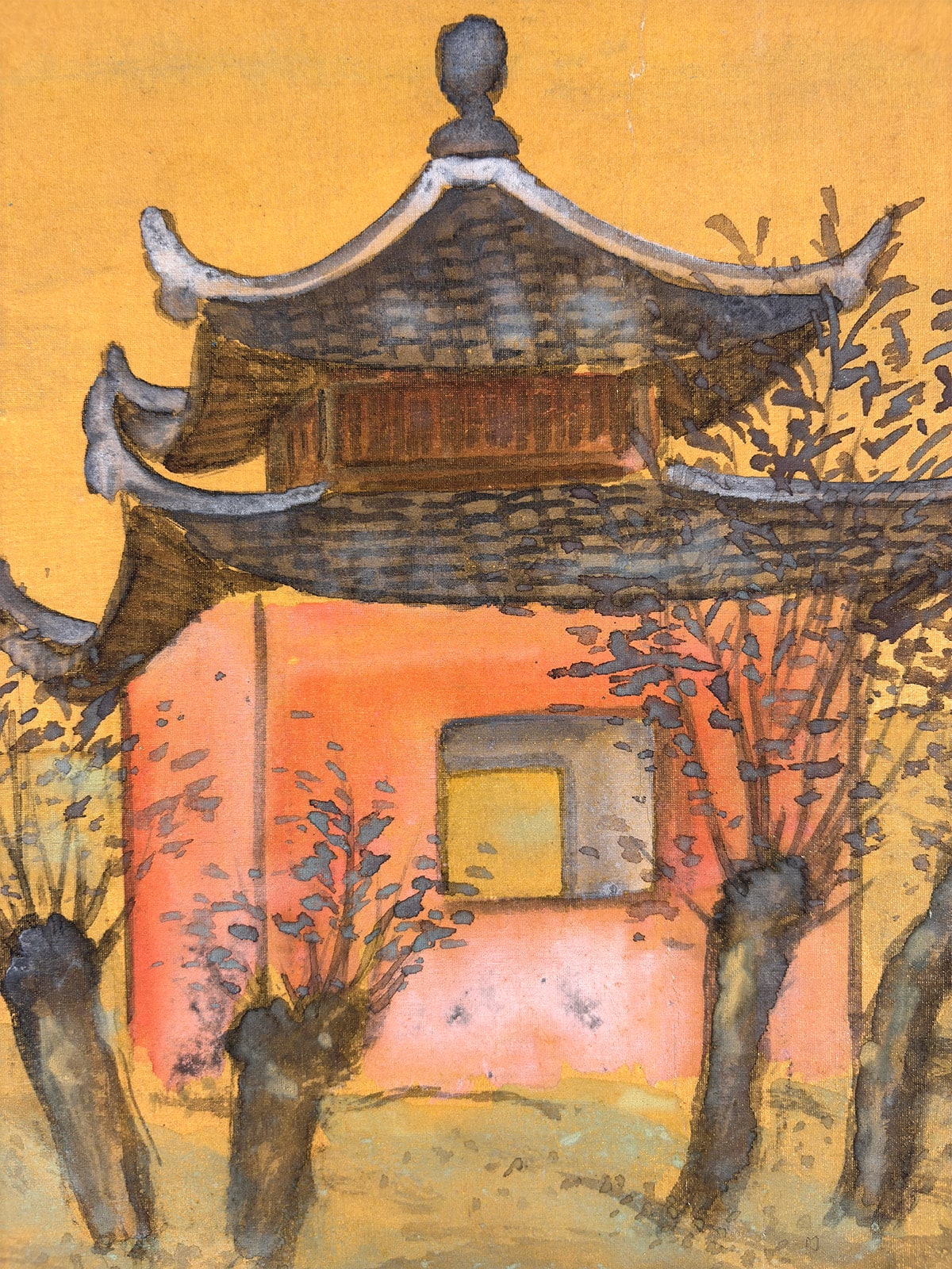 福岡 青嵐 【寺院｜色紙】 色紙・短冊 詳細写真