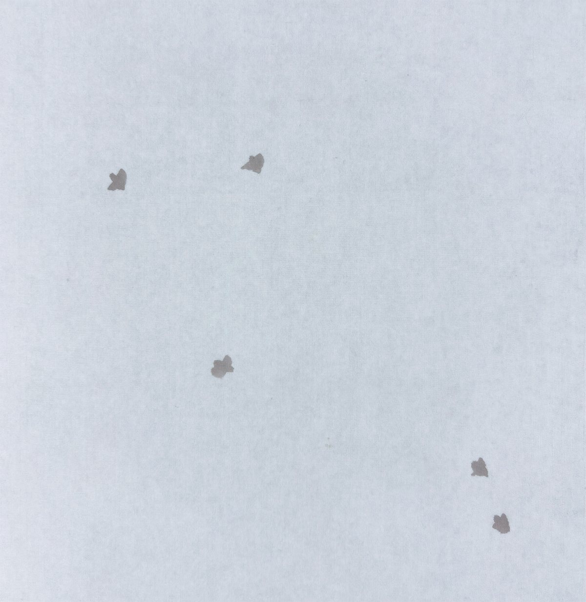 小山 栄達 【山村の柿】 掛軸 詳細写真