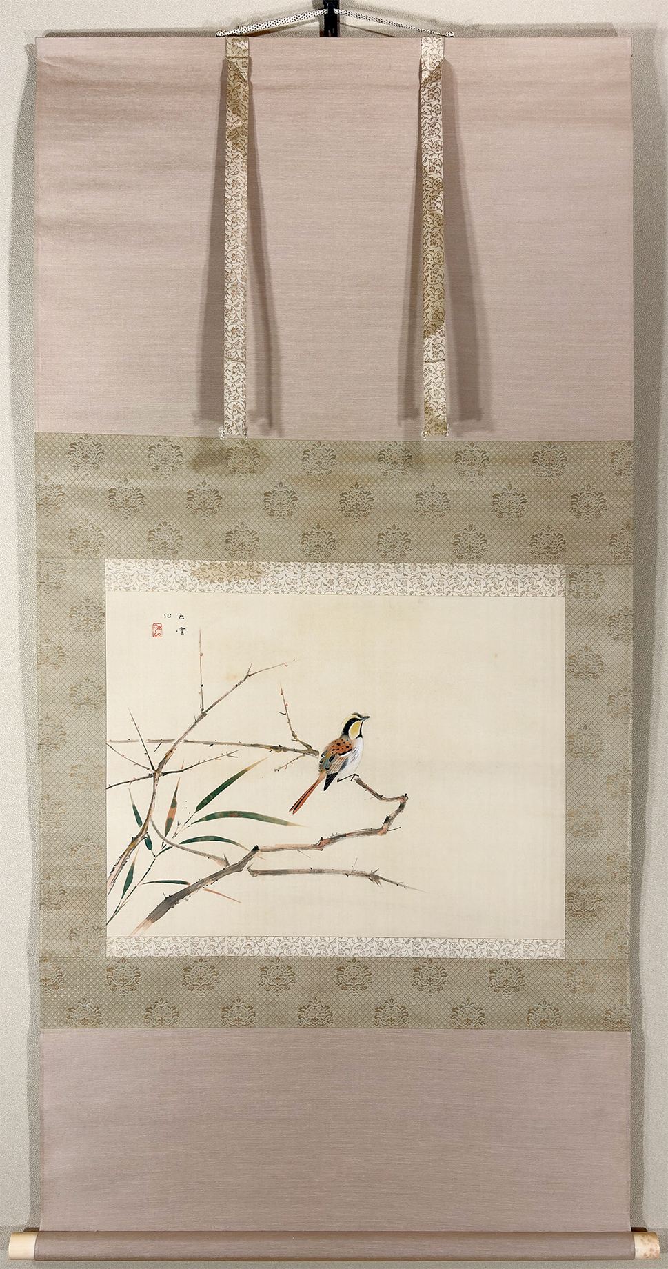 西村 五雲 【早春】 掛軸 - Nishiyama Goun, Japanese hanging scroll (kakejiku)